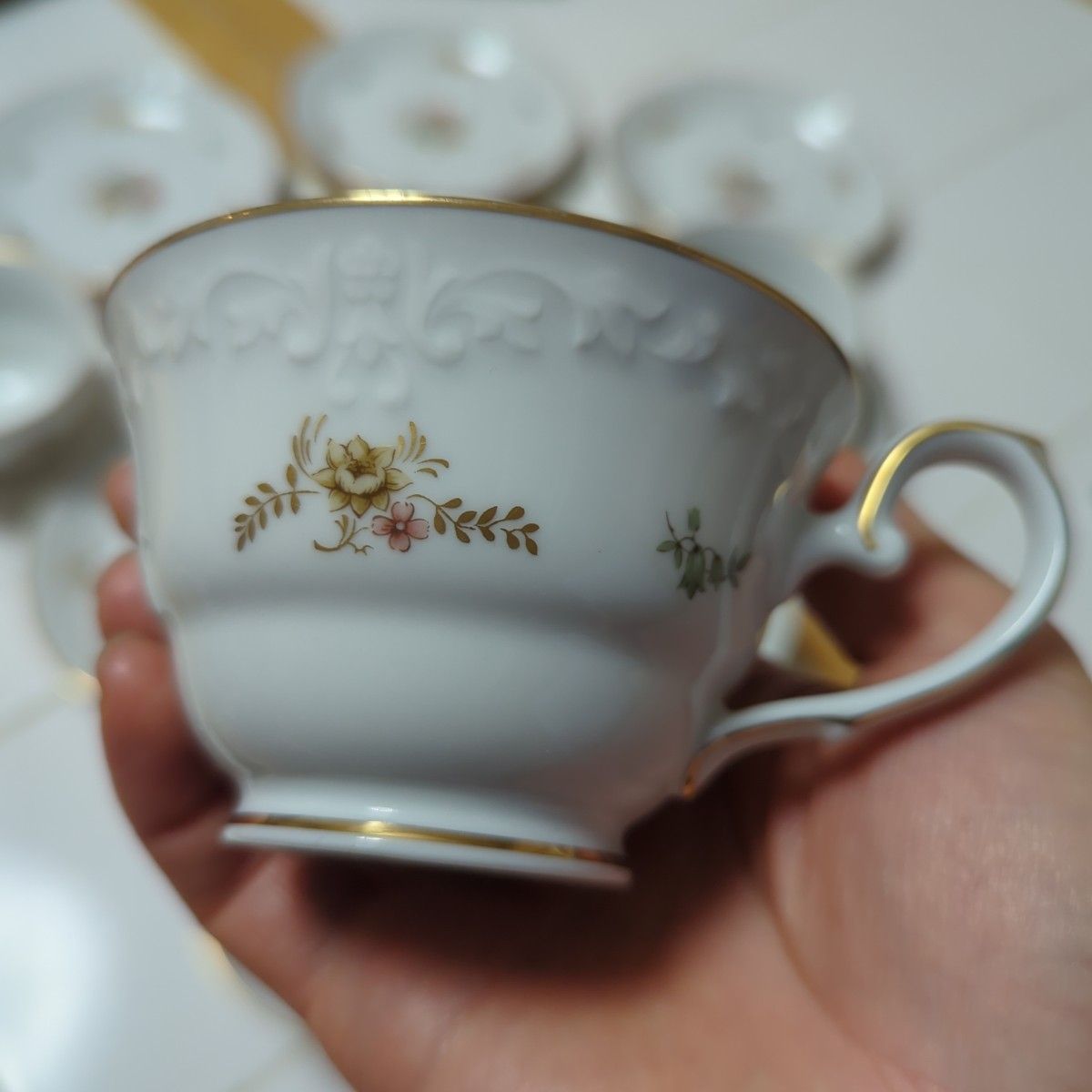 ノリタケコーヒー 紅茶カップ&ソーサー 5つセット Noritake ノリタケコーヒー 紅茶カップ&ソーサー 5つセット Noritake