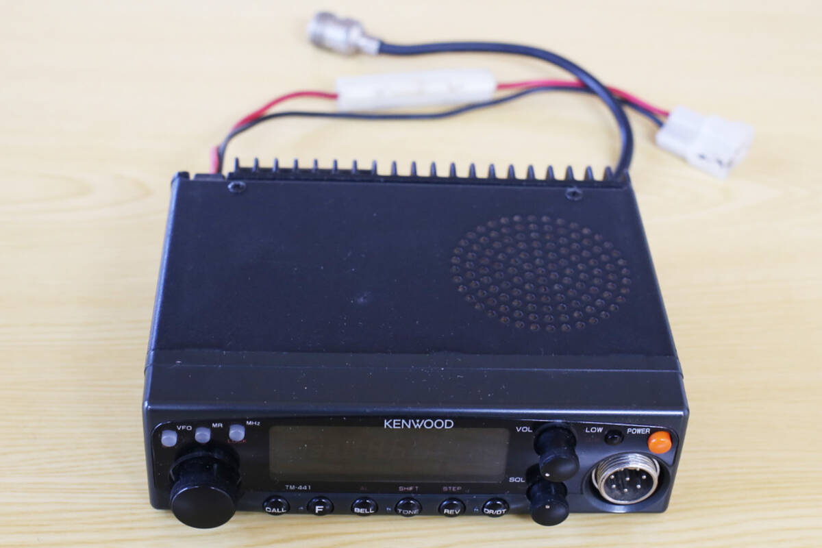 受信機 KENWOOD430 MHz MAX 10A TM-441S Yahoo!オークション - KENWOOD TM-441 430MHz 10W機