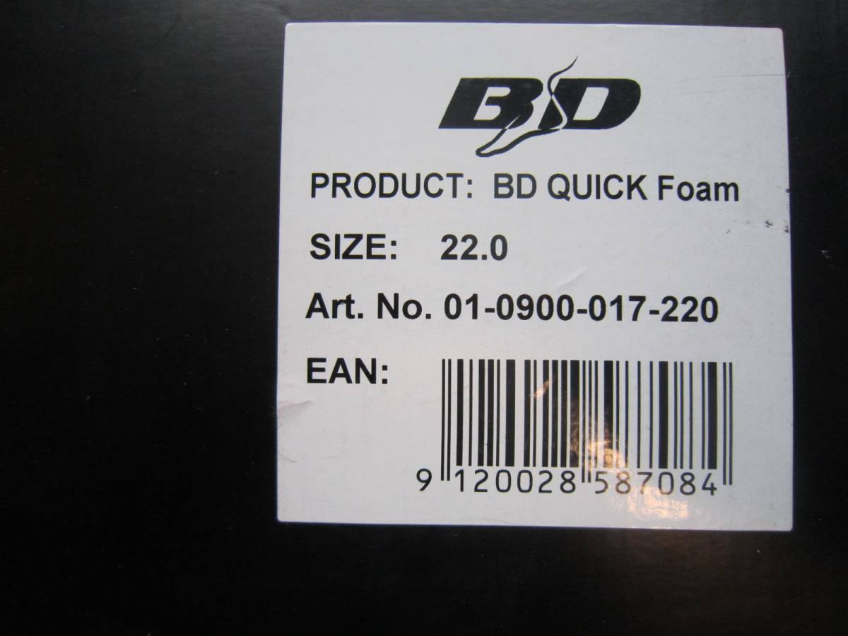 新品　BD　QUICK Foam ブーツドック　フォーミングインナー (フォーミング剤無し) 　22/22.5cm　　訳あり_画像4