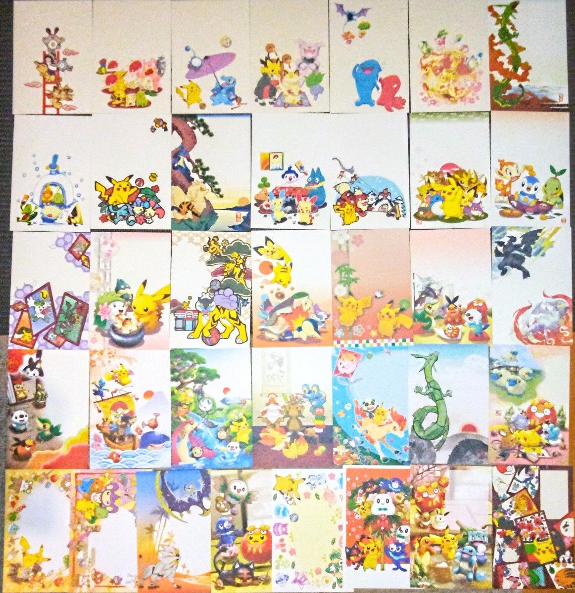ポケモンセンター 年賀状 アート 36枚セット ポストカード 当時 ポケモンセンター 年賀状 アート 36枚セット ポストカード 当時