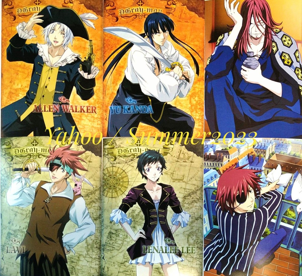 48枚セット D Gray-man ポストカード アレン 神田ユウ ラビ 48枚セット D Gray-man ポストカード アレン 神田ユウ ラビ