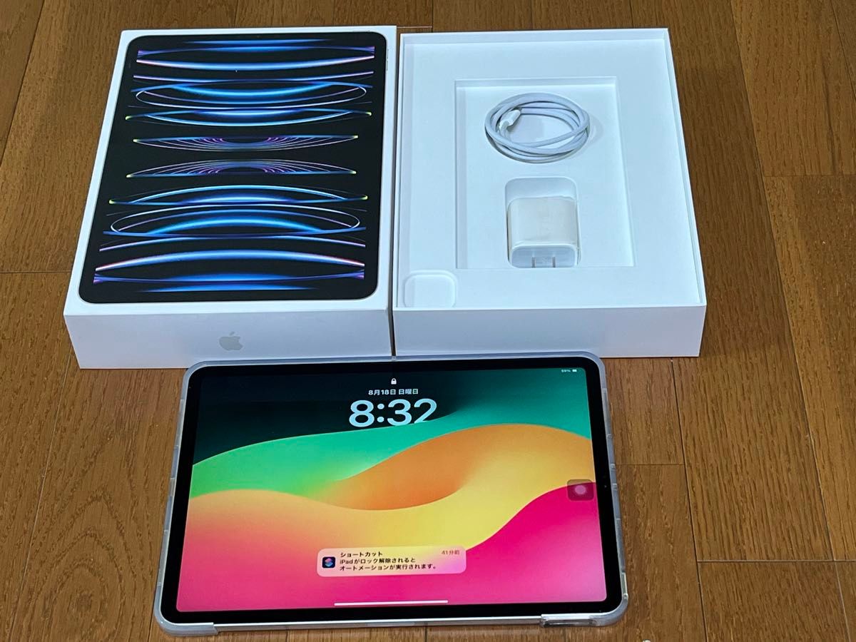 美品iPad Pro (第4世代2022年) 11インチ シルバー M2 128GB Wi-Fi 3K873J/A 美品iPad Pro (第4世代2022年) 11インチ シルバー M2 128GB Wi-Fi 3K873J/A