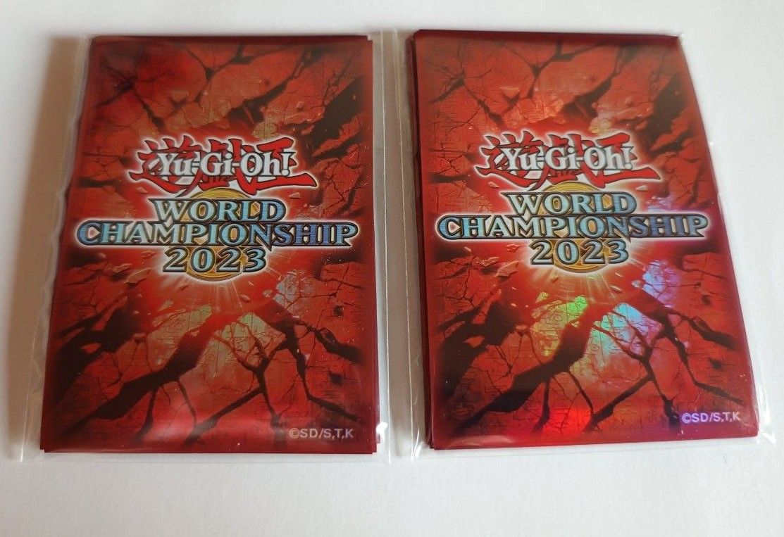遊戯王 WCS2023 デュエリストカードプロテクター スリーブ赤 未 遊戯王 WCS2023 デュエリストカードプロテクター スリーブ赤 未
