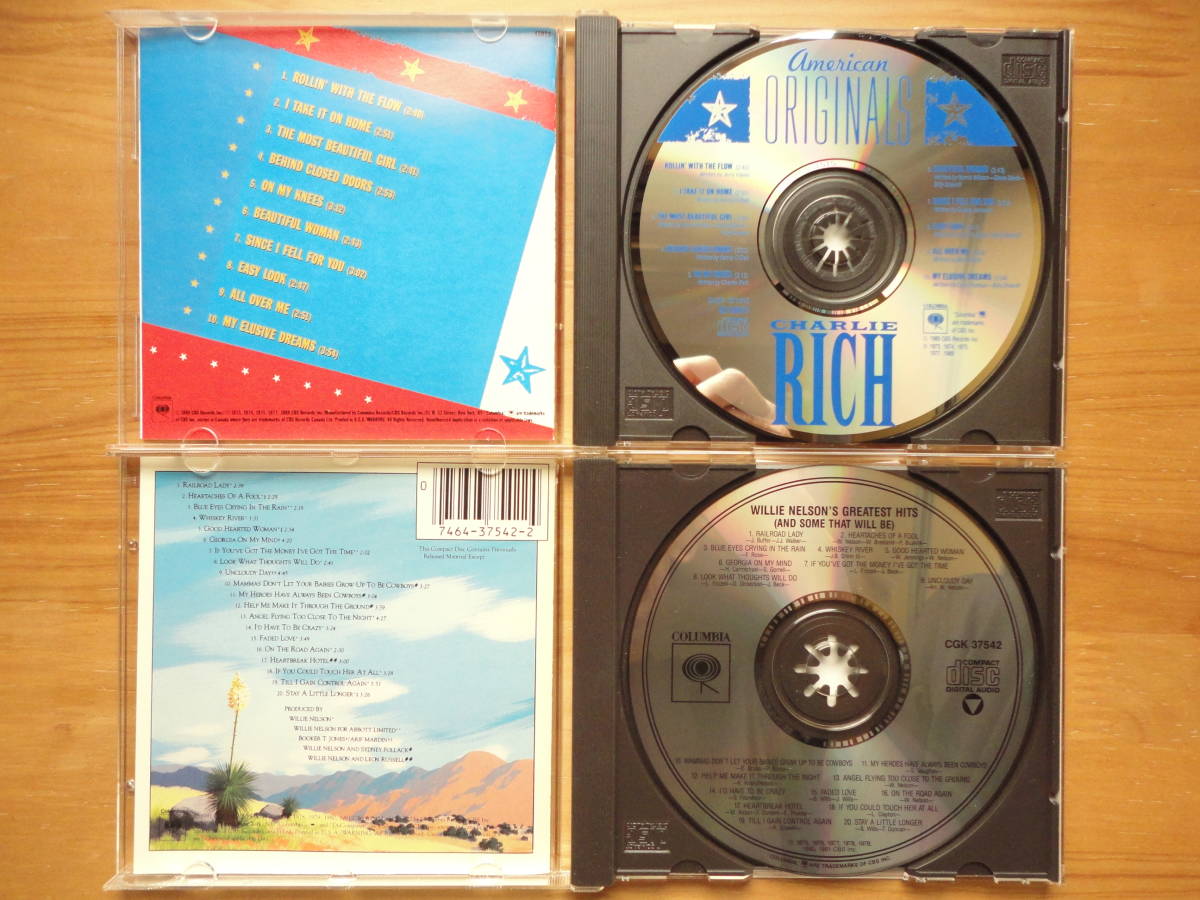 ●CD 新品同様 チャーリー・リッチ CHARLIE RICH / AMERICAN ORIGINALS ＋ ウイリー・ネルソン WILLIE NELSON'S GREATEST HITS 個人所蔵 ●_画像4