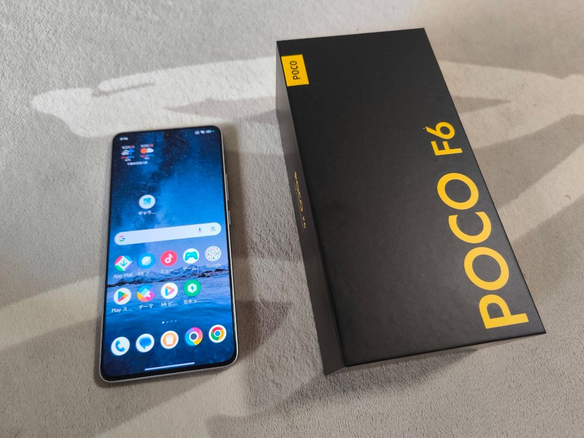 Xiaomi POCO F6 チタニウム 8GB 256GB グローバル版 8sgen3 Xiaomi POCO F6 チタニウム 8GB 256GB グローバル版 8sgen3