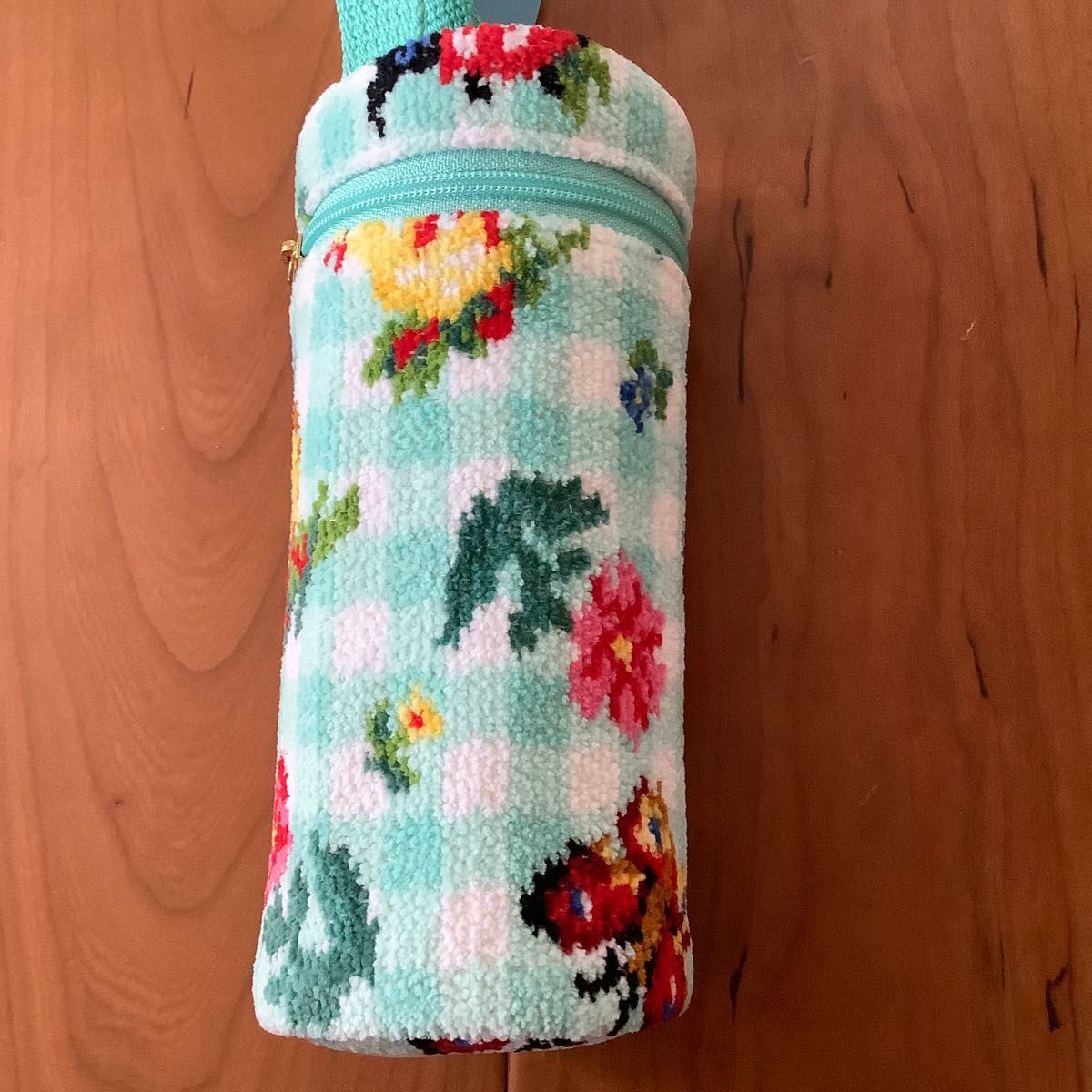 フェイラー ハイジチェック 花柄 ステンレスボトルポーチ 350ml フェイラー ハイジチェック 花柄 ステンレスボトルポーチ 350ml
