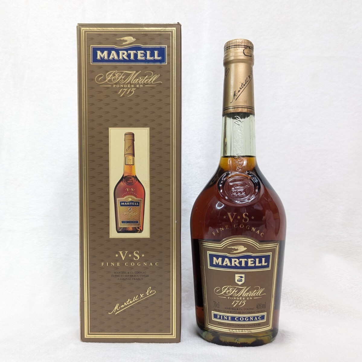 箱付き MARTELL VS FONDEE EN 1715 FINE COGNAC マーテル 箱付き MARTELL VS FONDEE EN 1715 FINE COGNAC マーテル