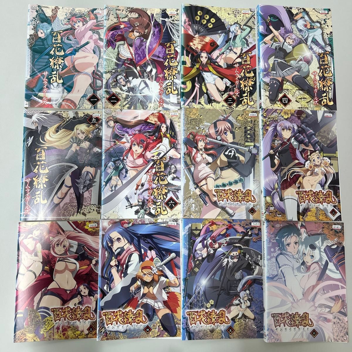 百花繚乱 サムライガールズ サムライブライド DVD 各全6巻 全12巻 全巻セット レンタル落ち 百花繚乱 サムライガールズ サムライブライド DVD 各全6巻 全12巻 全巻セット レンタル落ち