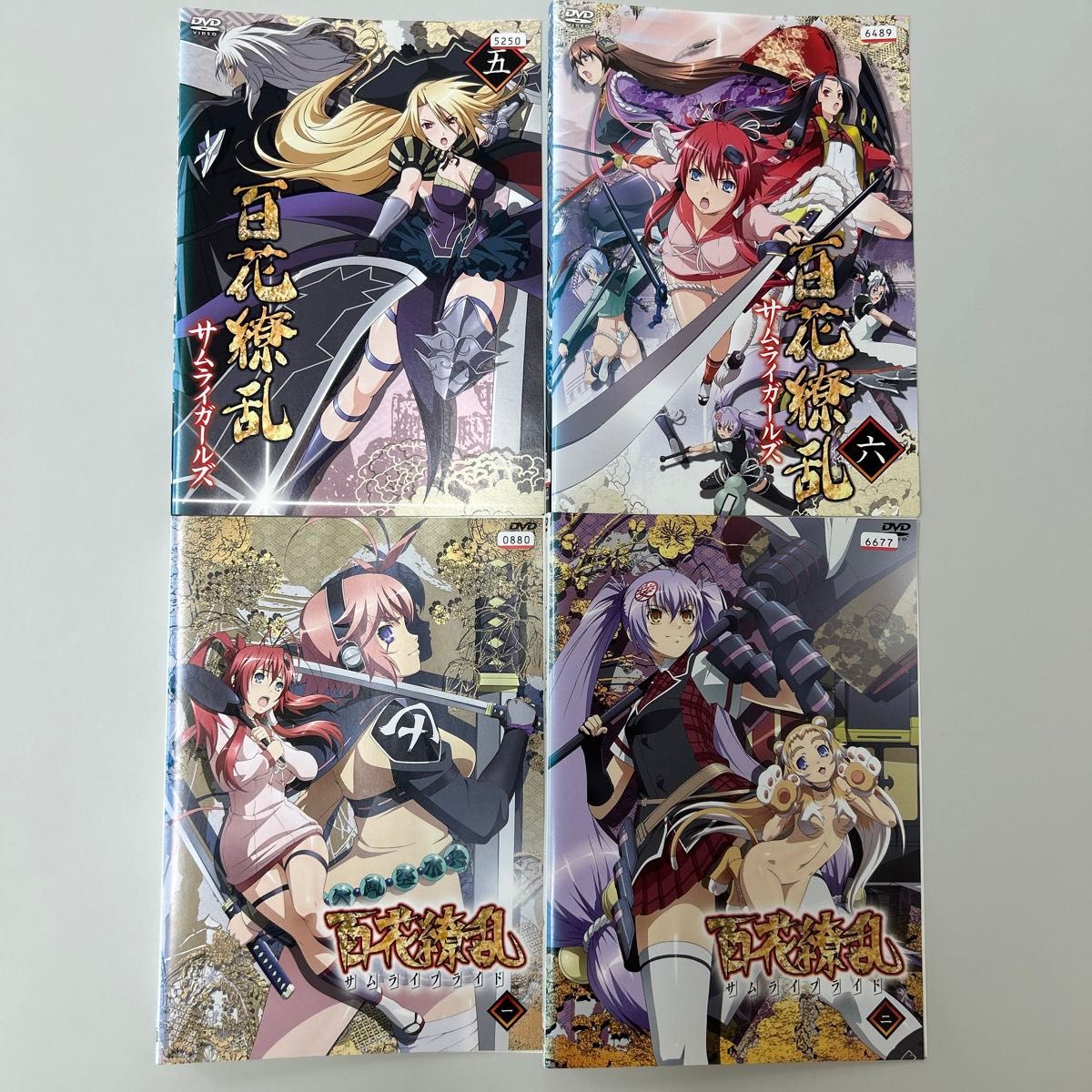 百花繚乱 サムライガールズ サムライブライド DVD 各全6巻 全12 百花繚乱 サムライガールズ サムライブライド DVD 各全6巻 全12