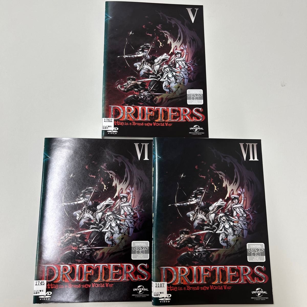 ドリフターズ DVD 全7巻 全巻セット レンタル落ち アニメ|Yahoo ドリフターズ DVD 全7巻 全巻セット レンタル落ち アニメ|Yahoo
