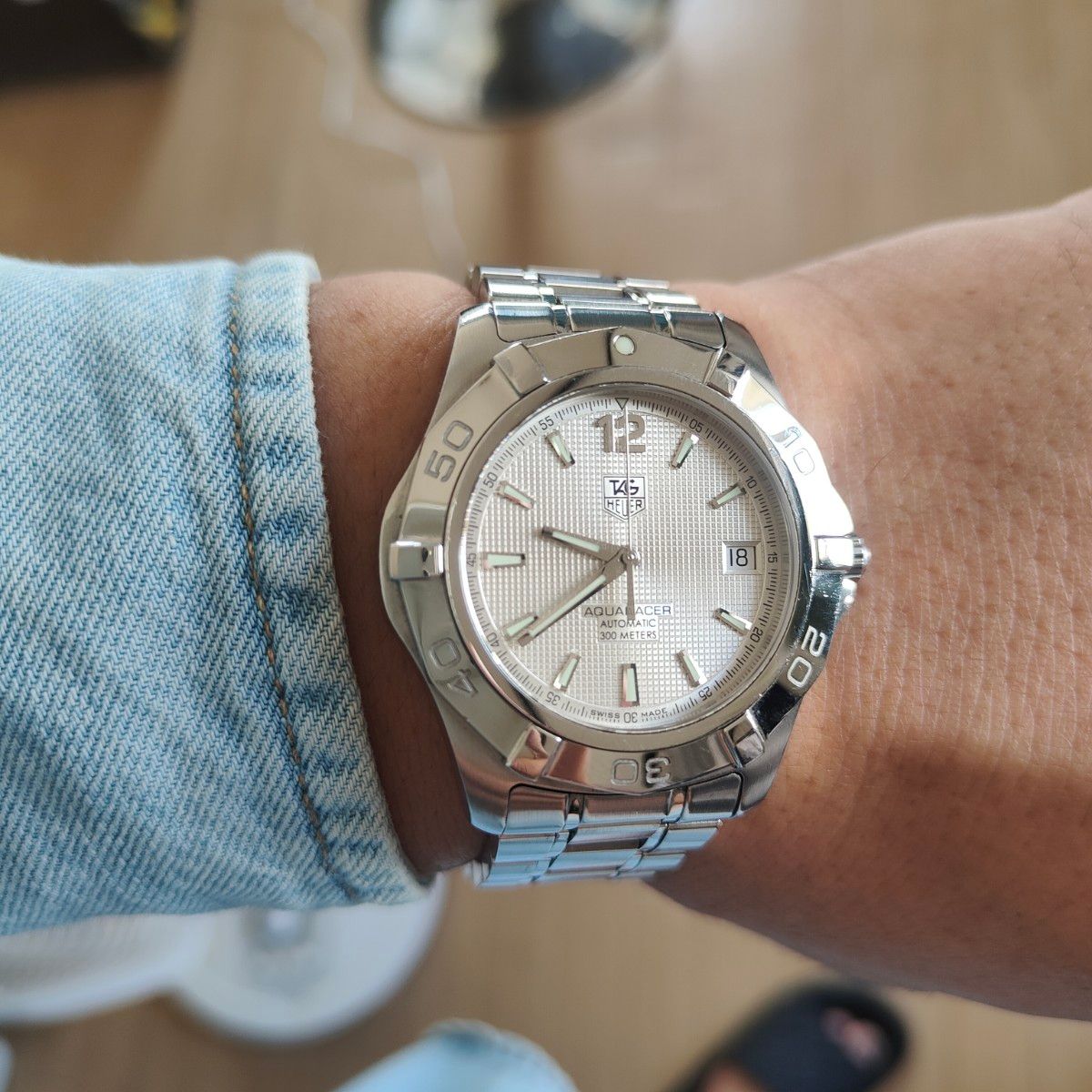 タグホイヤー TAG HEUER WAF2111-0 アクアレーサー デイト 自動 タグホイヤー TAG HEUER WAF2111-0 アクアレーサー デイト 自動