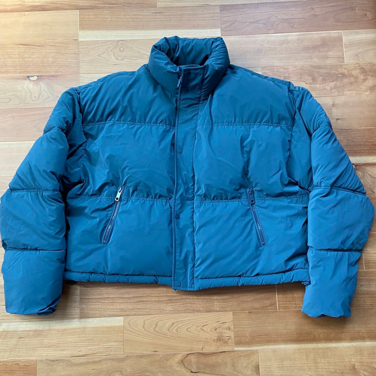 ZARA ザラ クロップド パフジャケット XL グレー ダウン ZARA ザラ クロップド パフジャケット XL グレー ダウン