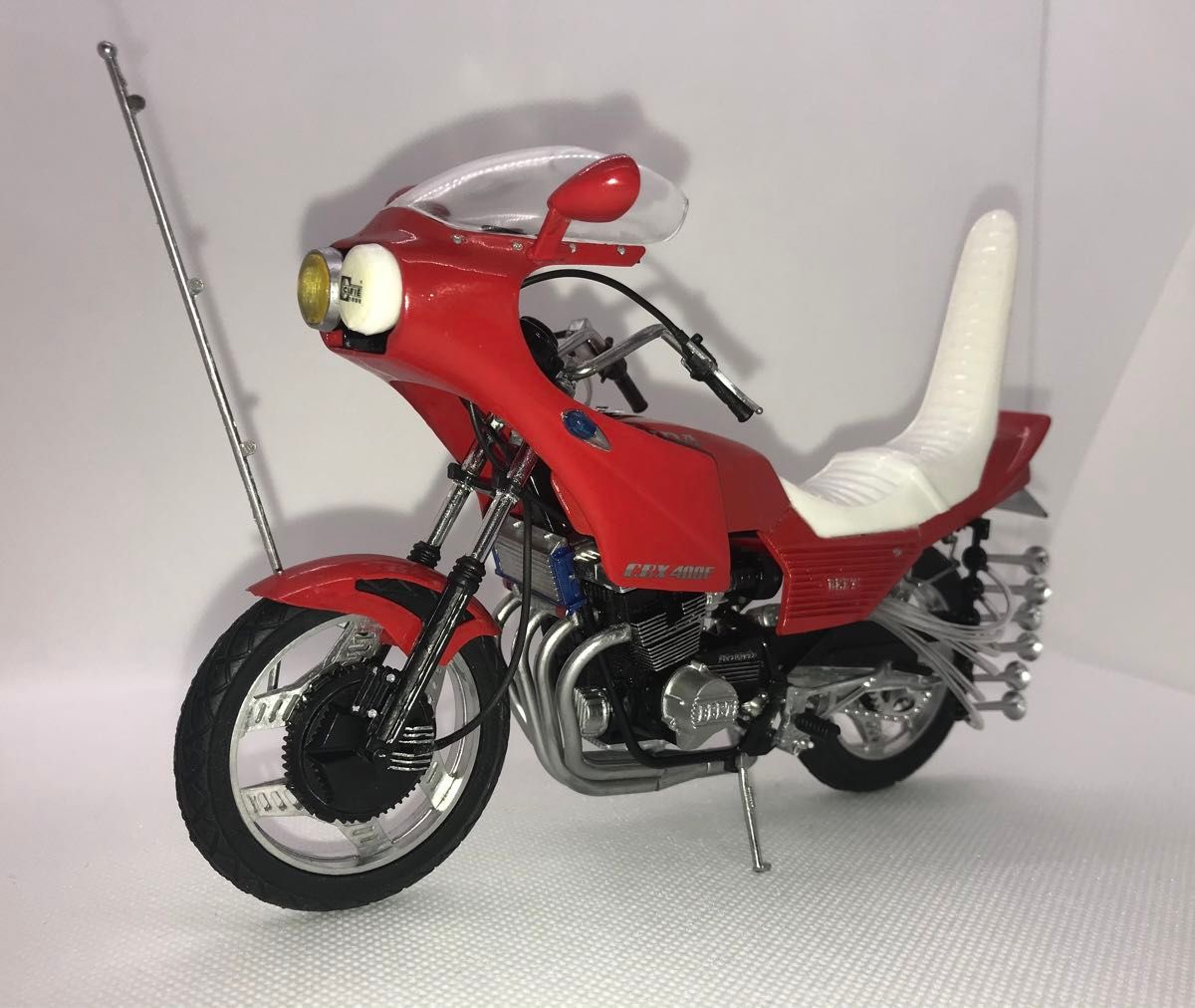 1/12 プラモデル HONDA CBX400F 赤ソリッド【完成品】|Yahoo 1/12 プラモデル HONDA CBX400F 赤ソリッド【完成品】|Yahoo