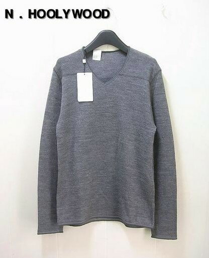 36 新品 ￥19,950【N . HOOLYWOOD V-NECK KNIT ミスターハリウッド Vネックニット セーター 922-KT01 NH12F-084 エヌハリウッド】