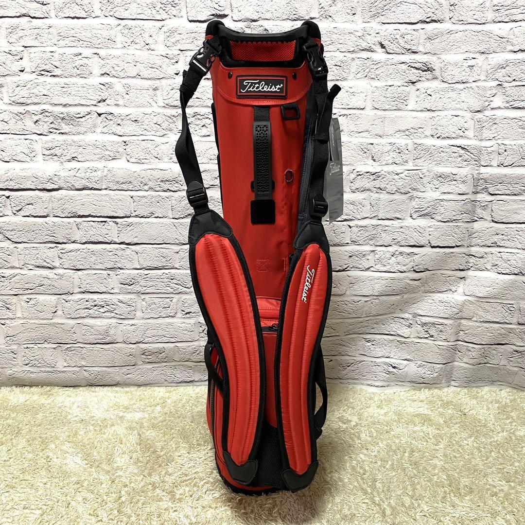 新品】タイトリスト キャディバッグ レッド ゴルフ 軽量 赤 新品】タイトリスト キャディバッグ レッド ゴルフ 軽量 赤