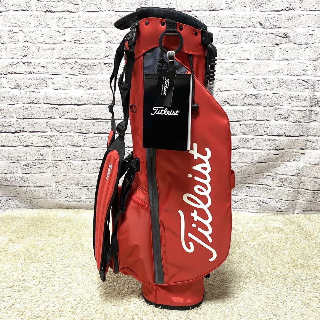 新品】タイトリスト キャディバッグ レッド ゴルフ 軽量 赤 新品】タイトリスト キャディバッグ レッド ゴルフ 軽量 赤