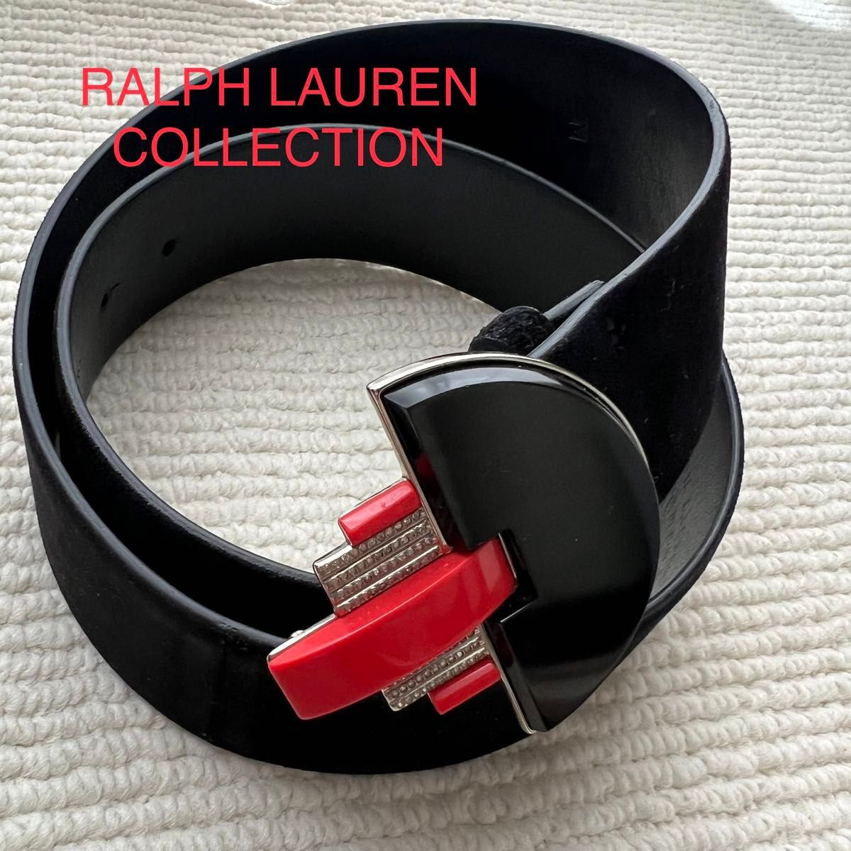 ラルフローレン コレクション アールデコ レザーベルト RALPH ラルフローレン コレクション アールデコ レザーベルト RALPH