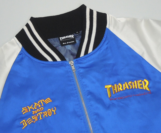 THRASHER（スラッシャー）／スカジャン-TH5074- ／管LYXQ_画像2