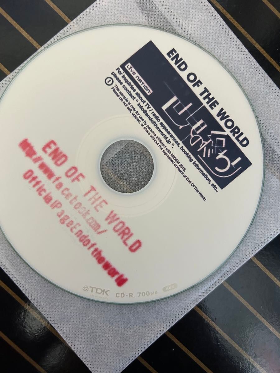 【限定製作】 希少品】 SEKAI NO OWARI セカオワ (EOTW) プロモーションCD 邦楽