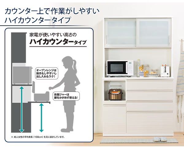 ニトリ ポスティア 120KBDBR キッチンボード 食器棚 カップ ニトリ ポスティア 120KBDBR キッチンボード 食器棚 カップ