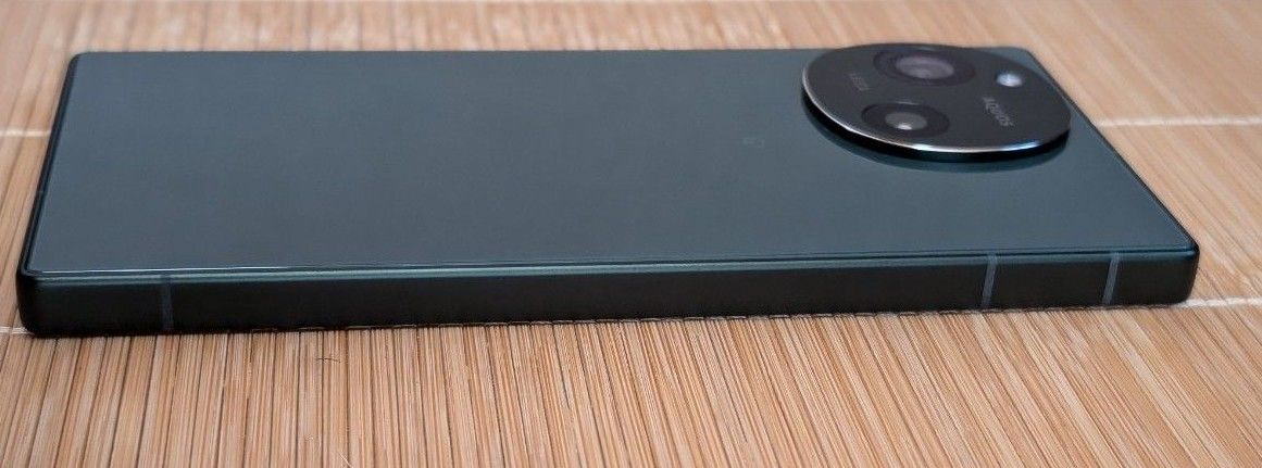 未使用に近い SHARP AQUOS R9 グリーン SIMフリー 純正シリコン 未使用に近い SHARP AQUOS R9 グリーン SIMフリー 純正シリコン