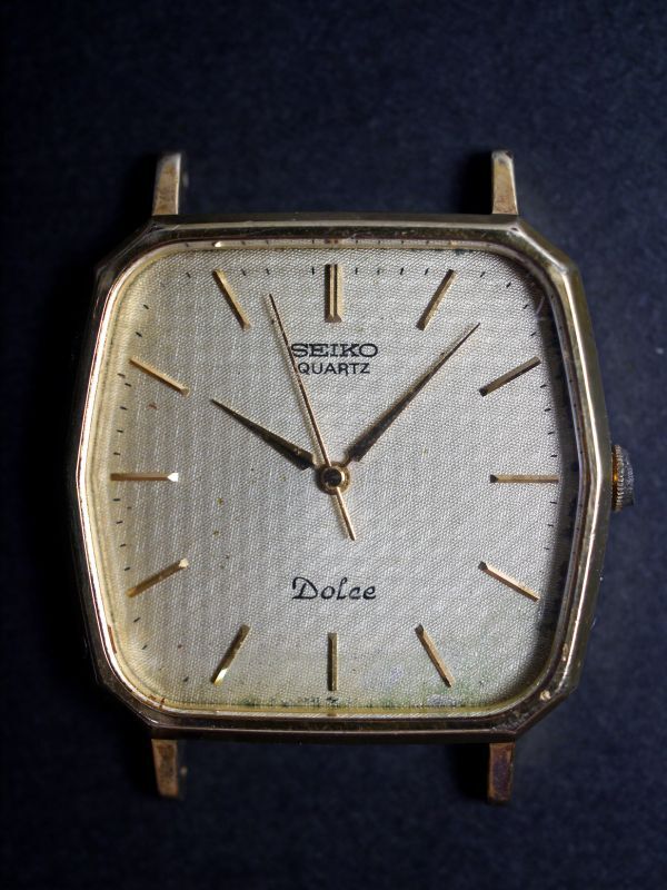 セイコー SEIKO ドルチェ DOLCE クォーツ 3針 5931-5560 男性用 メンズ 腕時計 y860 稼働品