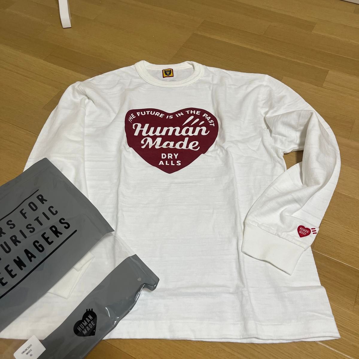 ヒューマンメイド HUMANMADE 新品 XL ハートロゴ ロンT ヒューマンメイド HUMANMADE 新品 XL ハートロゴ ロンT