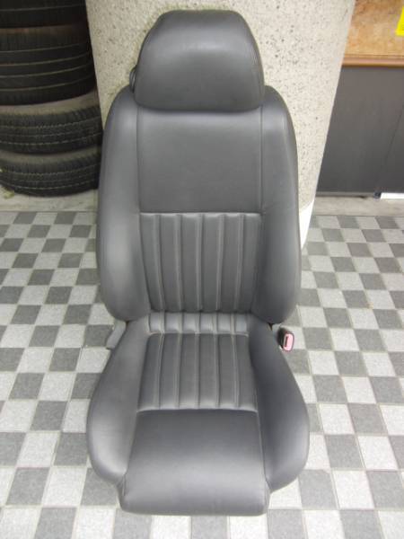 # Alpha Romeo 147 front seat right used 937AB part removing equipped seat belt catch buckle head rest armrest rail #