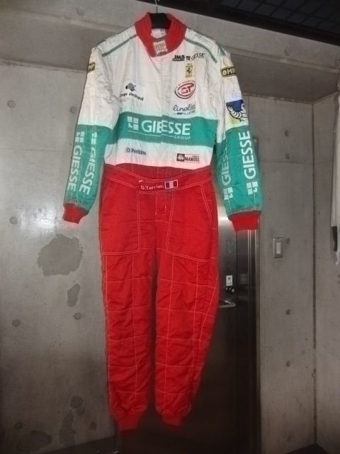 ■フェラーリ 333SP OMP レーシングスーツ JMB Racing 中古 D.Terrien FIA-GT フェラーリ 360GT Driver Race Suit ルマン24時間 ■_画像1