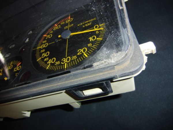 # Lancia delta integrale 16 valve(bulb) meter used part removing equipped instrument panel tachometer speed meter #
