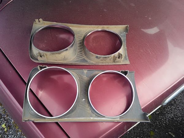 ■ジャガー XJ6 XJ40 ライト 枠 メッキ パネル 左右 中古 BEC9040 BEC9041 JLD JLG Light plating panel 部品取り ベゼル カバー グリル■ ■ジャガー XJ6 XJ40 ライト 枠 メッキ パネル 左右 中古 BEC9040 BEC9041 JLD JLG Light plating panel 部品取り ベゼル カバー グリル■