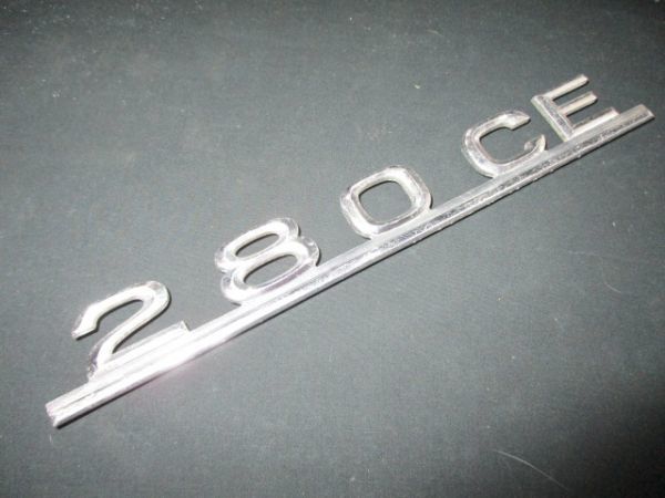 # Benz W123 280CE багажник значок эмблема б/у MERCEDES BENZ Rear trunk badge logo emblem#