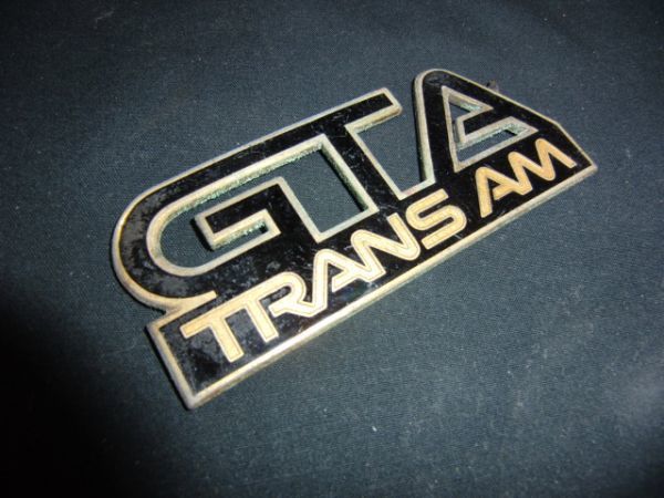 ■ポンティアック トランザム GTA エンブレム マスコット 黒 中古 Pontiac Firebird Trans AM■_画像3