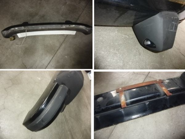 # Porsche 911 SC cabriolet rear bumper used 93050511201 93050503200 93050503100 930 parts taking equipped rear foglamp apron #