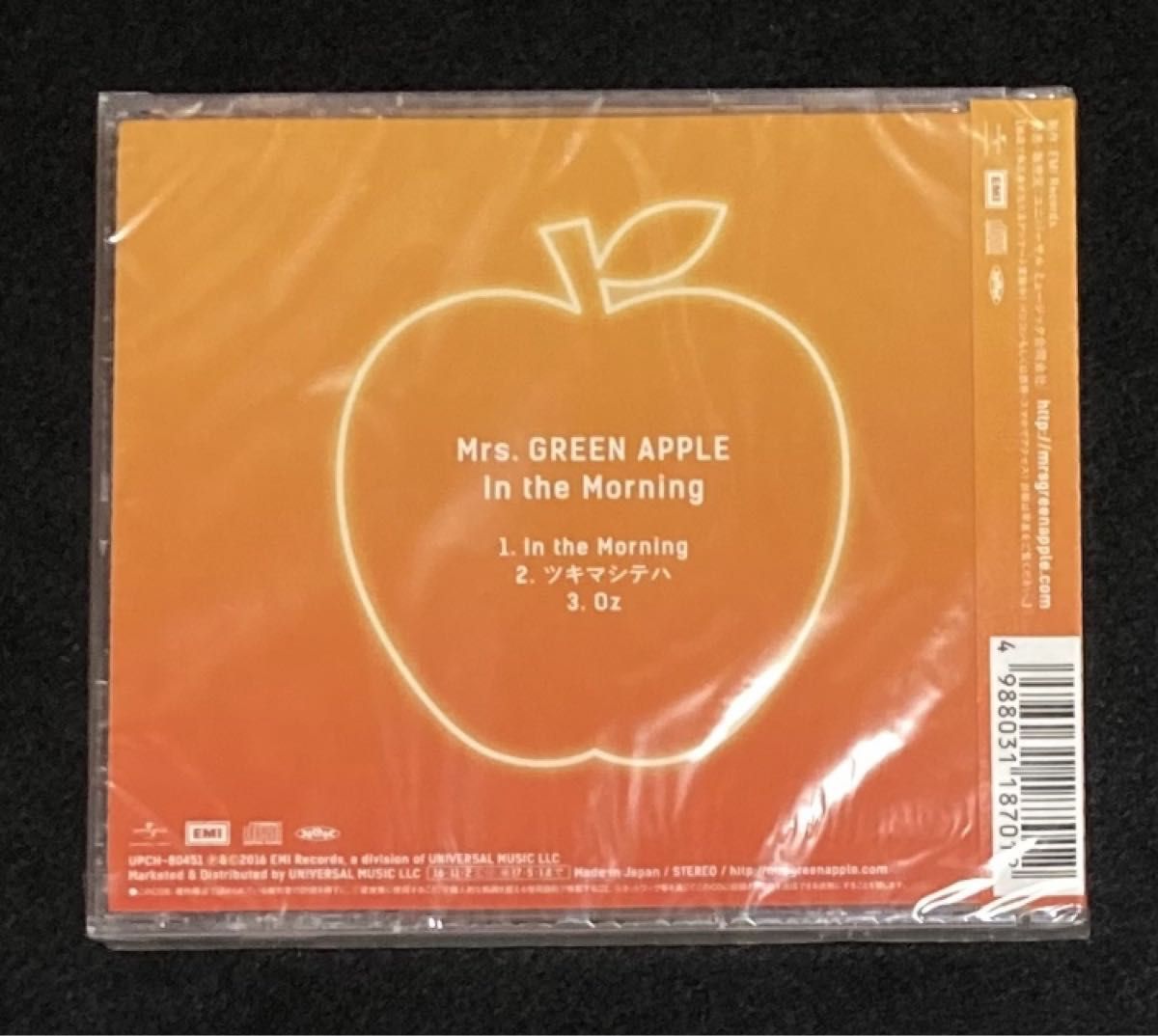 新品未開封 Mrs GREEN APPLE シングル In the Morning CD ミセス 新品未開封 Mrs GREEN APPLE シングル In the Morning CD ミセス