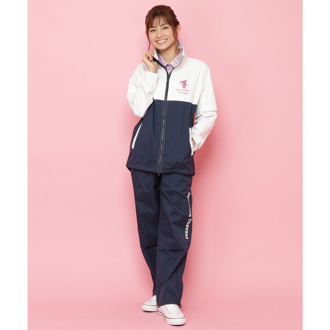 8225円 サマンサタバサ サマンサゴルフ アイミーレインウェア 8225円 サマンサタバサ サマンサゴルフ アイミーレインウェア