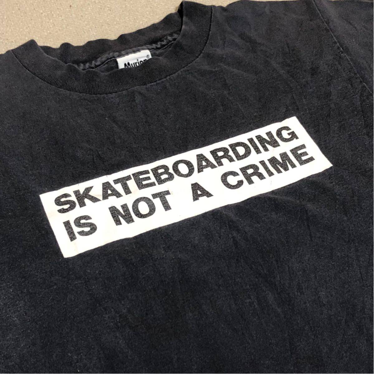 Skateboarding is not a crime ビンテージ Tシャツ Santa Cruz サンタクルーズ_画像3