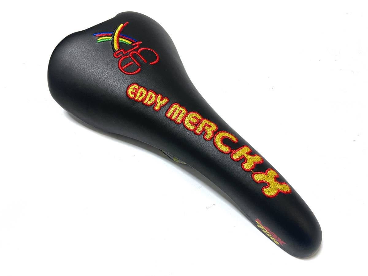 極稀少新品 Selle ITALIA MAX Flite EDDY MERCKX刺繍 サドル 極稀少新品 Selle ITALIA MAX Flite EDDY MERCKX刺繍 サドル