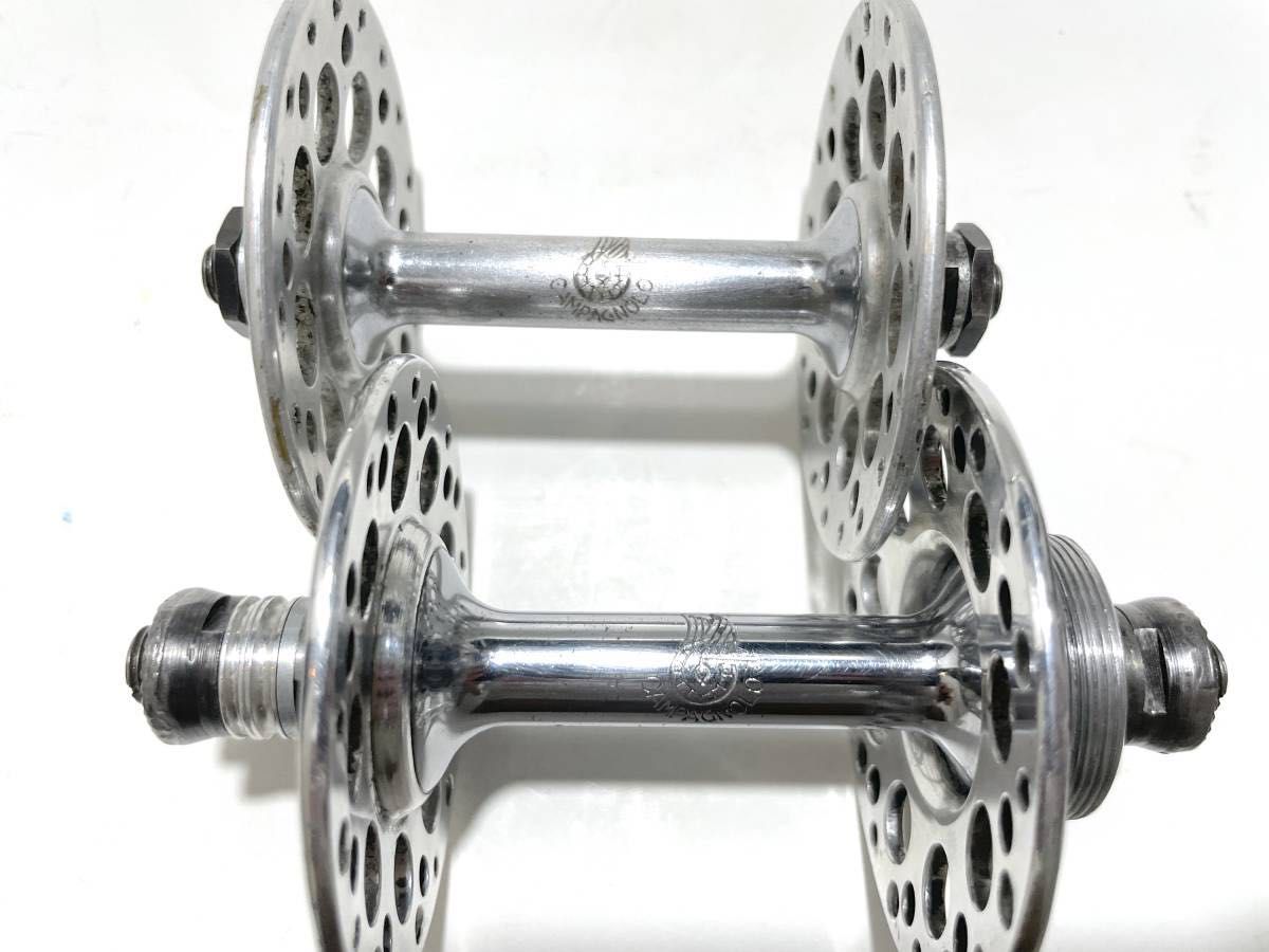 CAMPAGNOLO GS 36h ハブF&R アンモナイト刻印 WAY ASSAUTO CAMPAGNOLO GS 36h ハブF&R アンモナイト刻印 WAY ASSAUTO