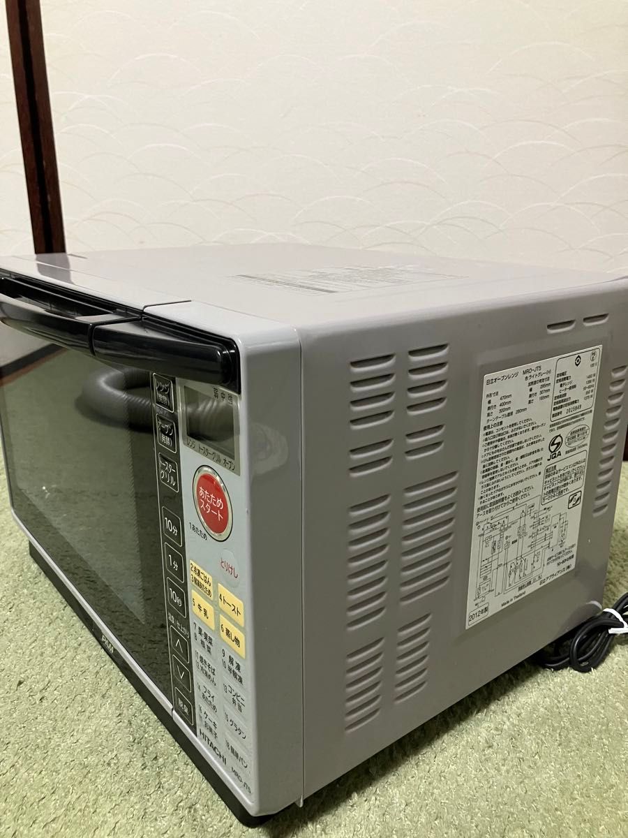 送料込 美品 18 L/オーブンレンジ 日立 ワイドPAM MRO-JT5 2012 送料込 美品 18 L/オーブンレンジ 日立 ワイドPAM MRO-JT5 2012