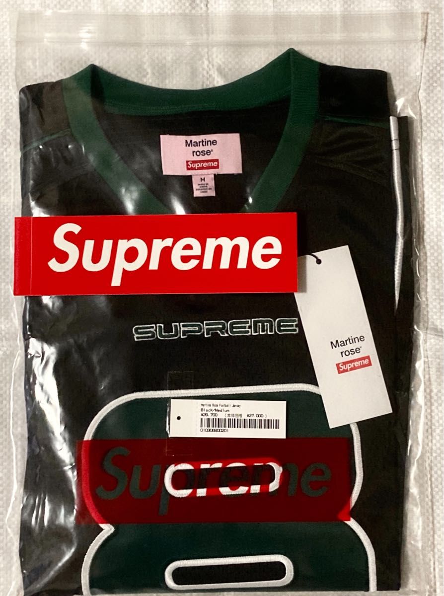 新品 Supreme x Martine Rose Football Jersey Black M 新品 Supreme x Martine Rose Football Jersey Black M