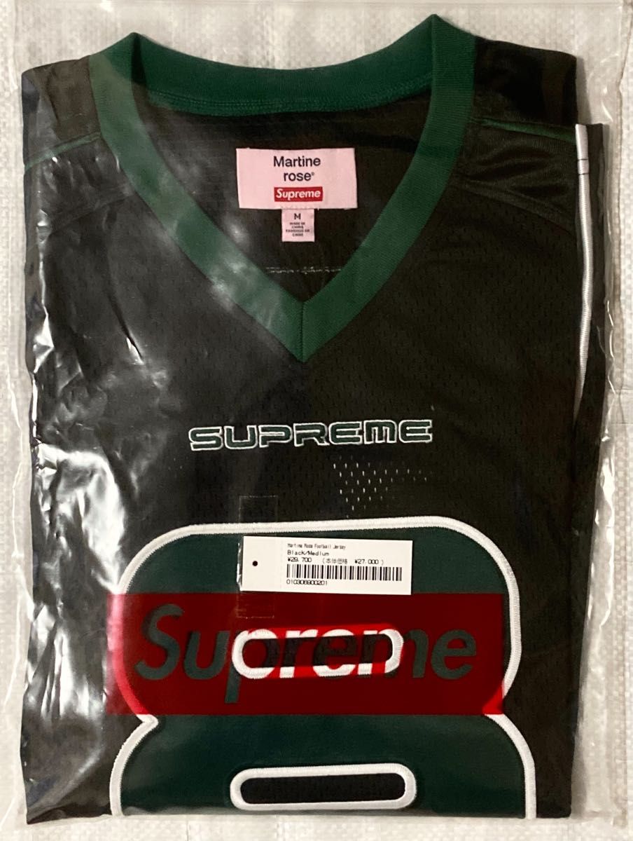 新品 Supreme x Martine Rose Football Jersey Black M 新品 Supreme x Martine Rose Football Jersey Black M