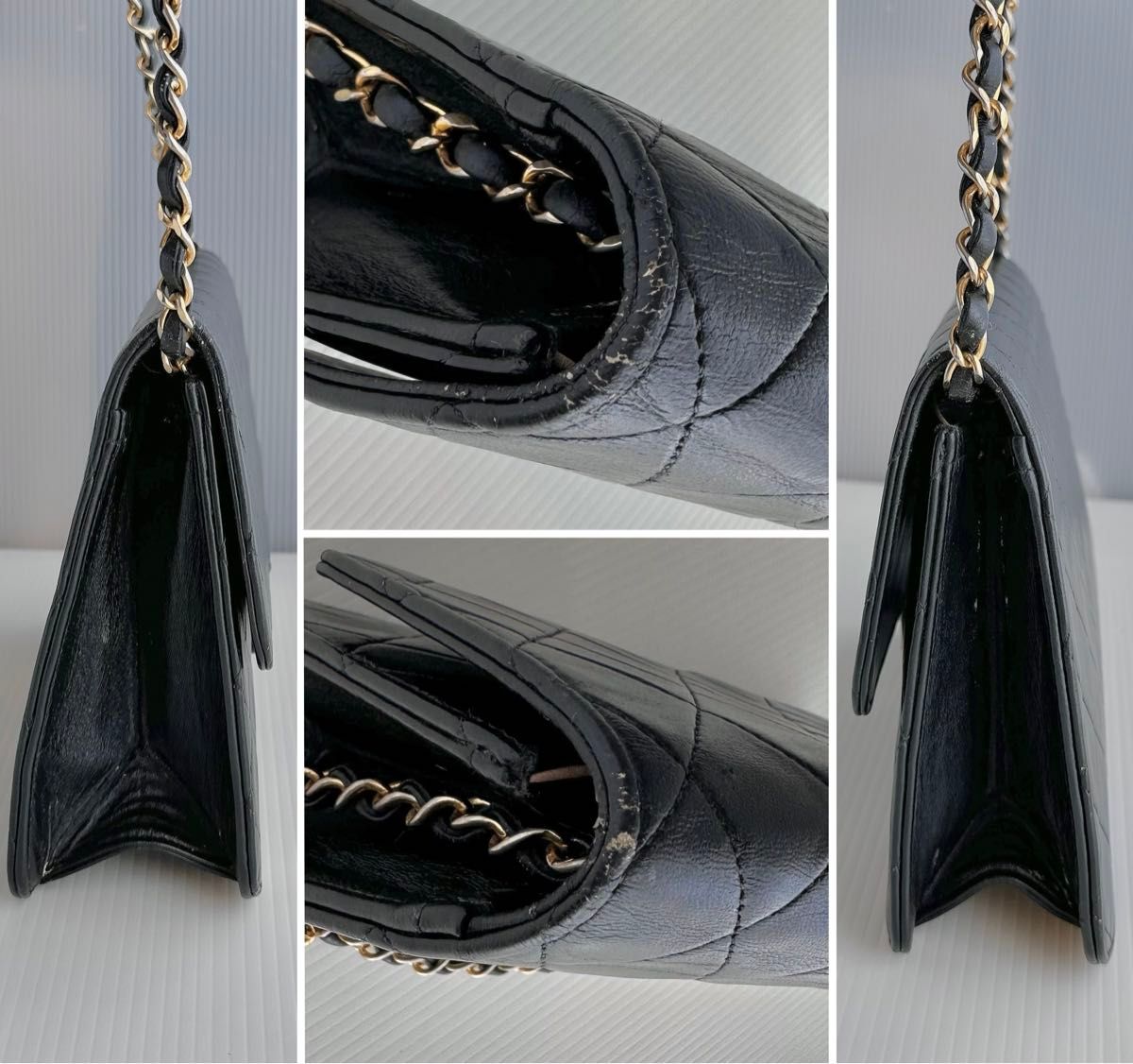 Chanel シャネル チェーン ショルダーバッグ ヴィンテージ 正規 Chanel シャネル チェーン ショルダーバッグ ヴィンテージ 正規