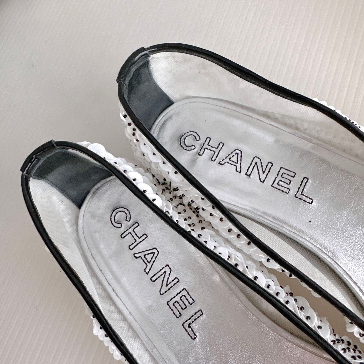 CHANEL シャネル バレエシューズ バレリーナ ミュール パンプス CHANEL シャネル バレエシューズ バレリーナ ミュール パンプス