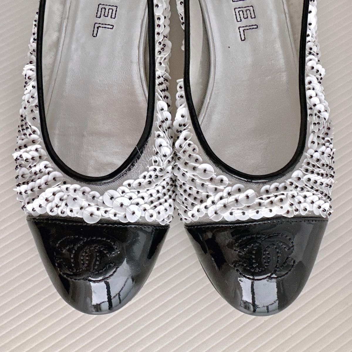 CHANEL シャネル バレエシューズ バレリーナ ミュール パンプス CHANEL シャネル バレエシューズ バレリーナ ミュール パンプス