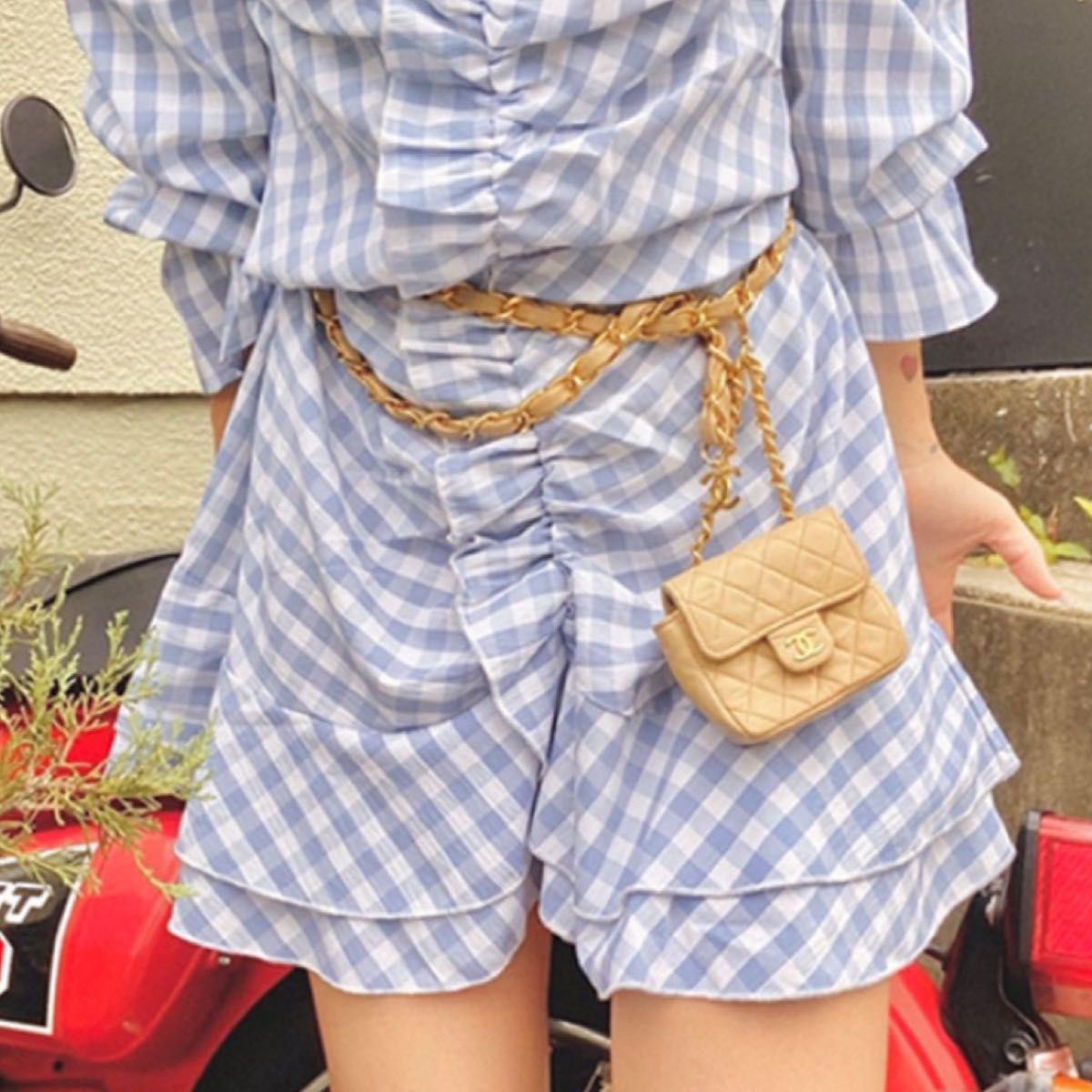 CHANEL シャネル ミニマトラッセ ウエストポーチ ミニボディ CHANEL シャネル ミニマトラッセ ウエストポーチ ミニボディ