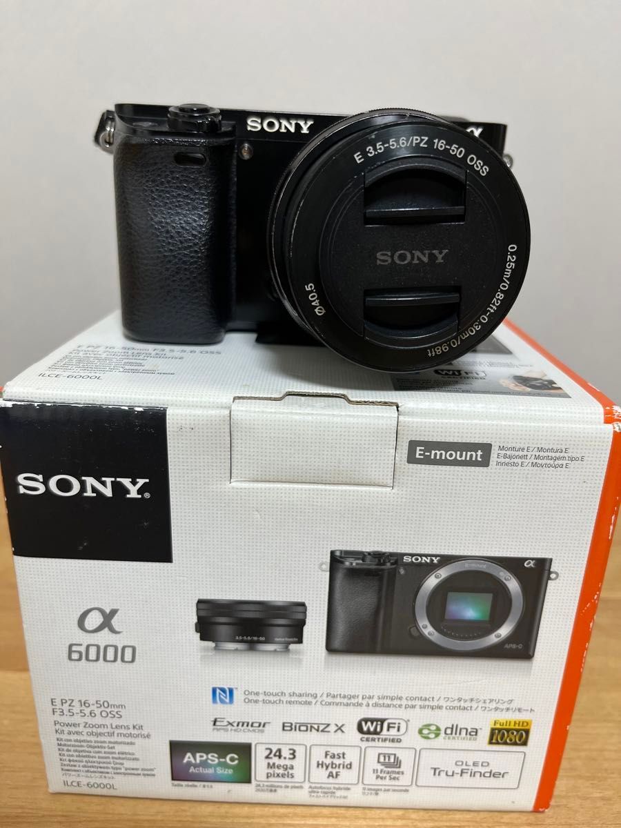 ミラーレスカメラ SONY α6000 ILCE-6000L 箱付き ジャンク品 ミラーレスカメラ SONY α6000 ILCE-6000L 箱付き ジャンク品