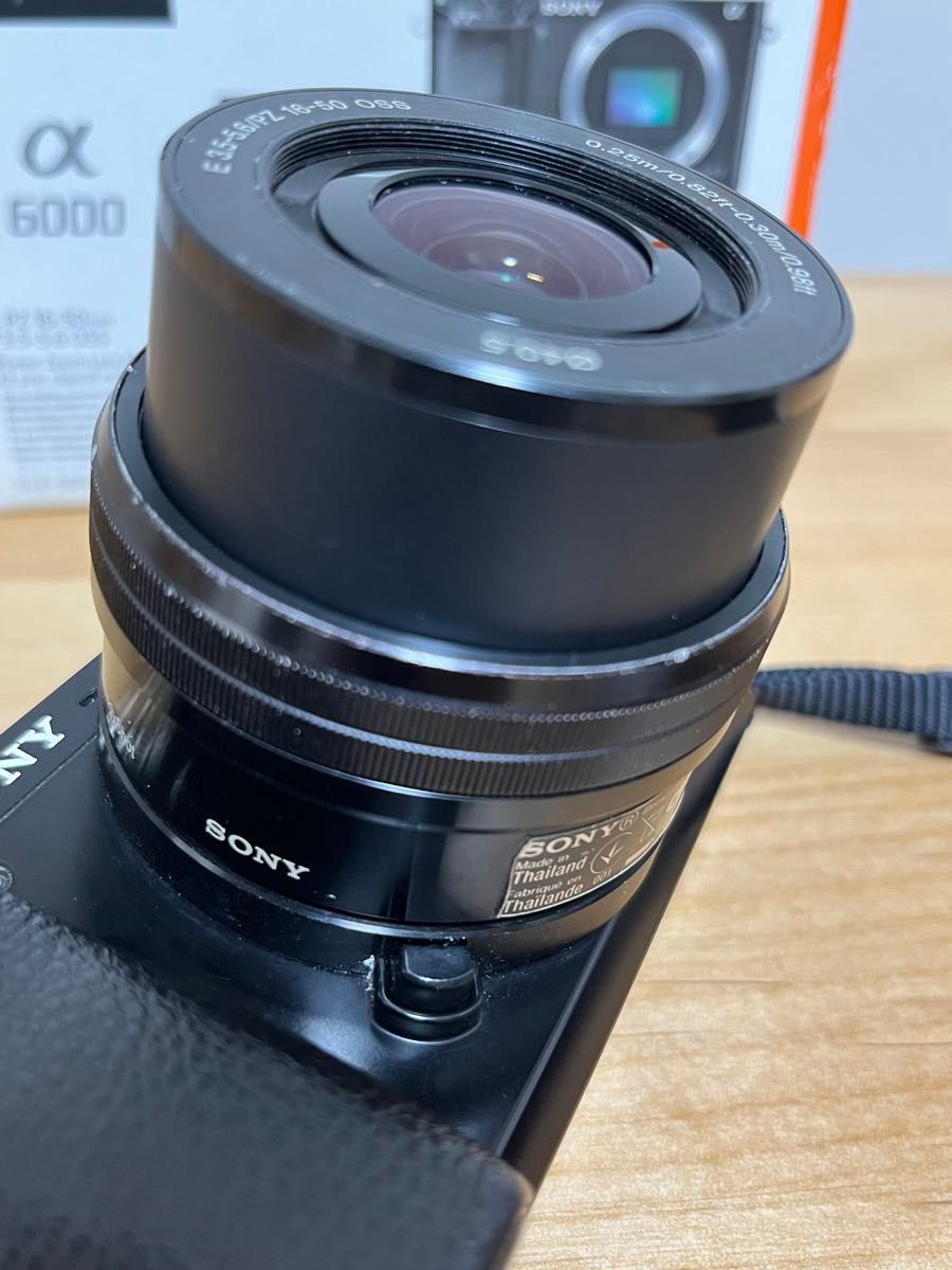 ミラーレスカメラ SONY α6000 ILCE-6000L 箱付き ジャンク品 ミラーレスカメラ SONY α6000 ILCE-6000L 箱付き ジャンク品