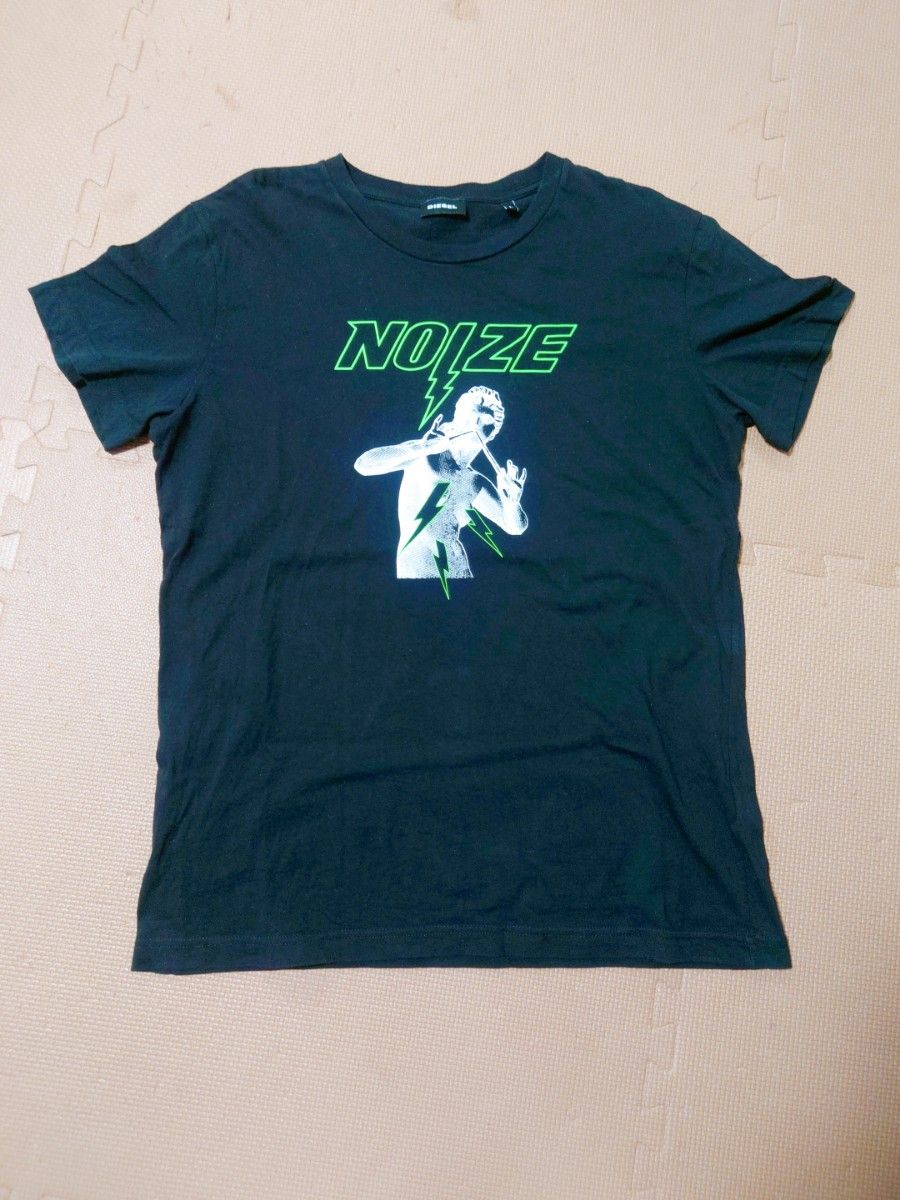 *大人気* DIESEL Noize Tシャツ ブラック 送料・関税込み Tシャツ プリント 半袖Tシャツ ディーゼル NOISE|Yahoo!フリマ