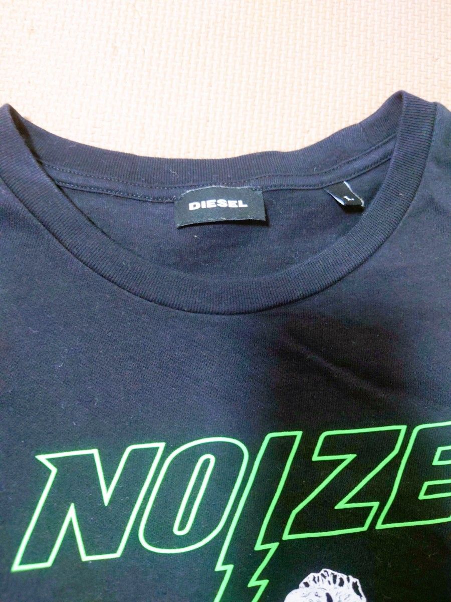 *大人気* DIESEL Noize Tシャツ ブラック 送料・関税込み Tシャツ プリント 半袖Tシャツ ディーゼル NOISE|Yahoo!フリマ